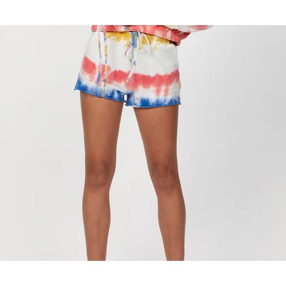 BEACH RIOT Cut Off short In Primary Dip Dye Women's Sz L NWT - Picture 3 of 8